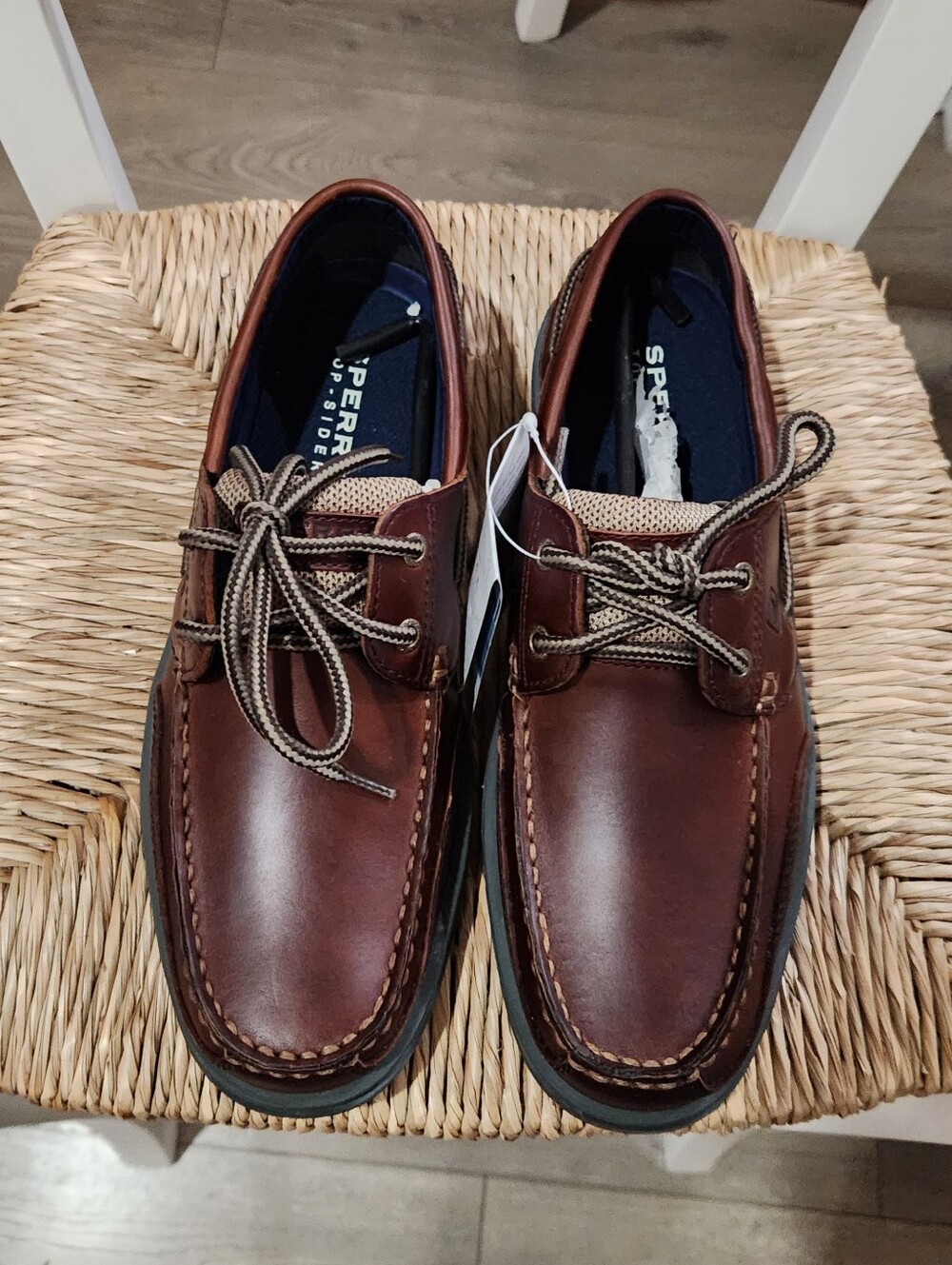 NWT Sperry Top-Sider Lanyard 2-Eye Boat Shoes - "Get Wet" Nautical Collection